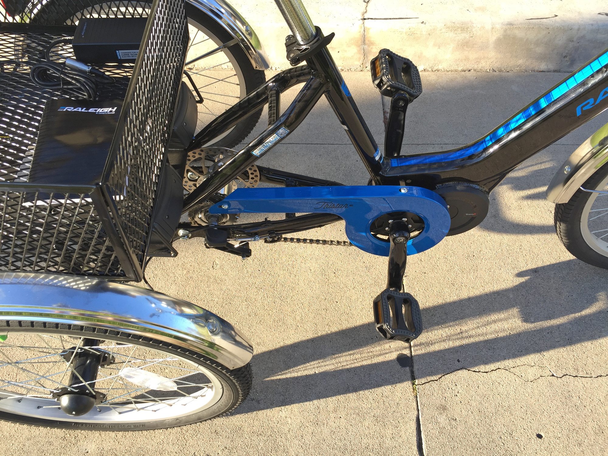raleigh tristar ie pedal assist electric trike