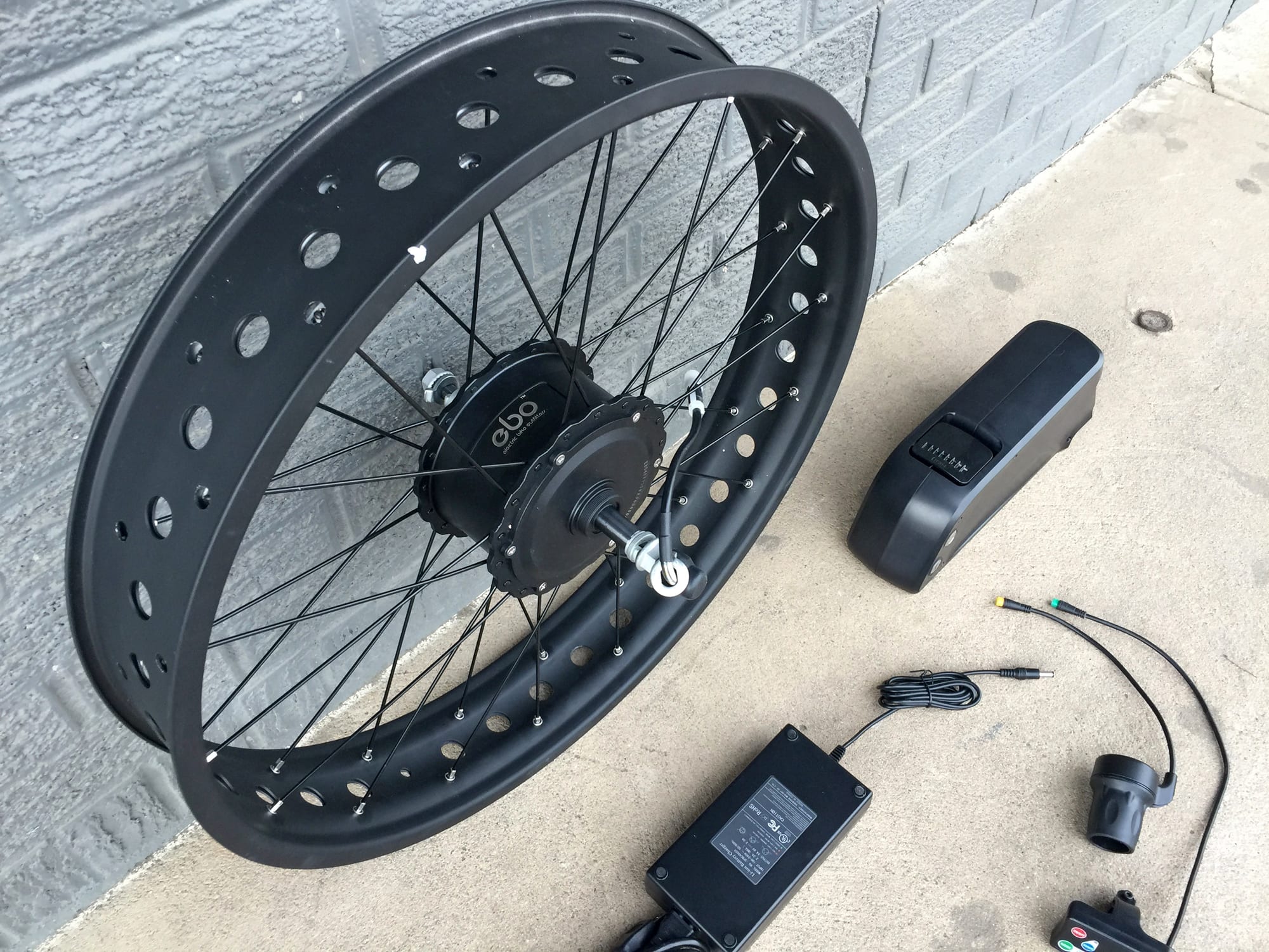 front tire electric bike kit