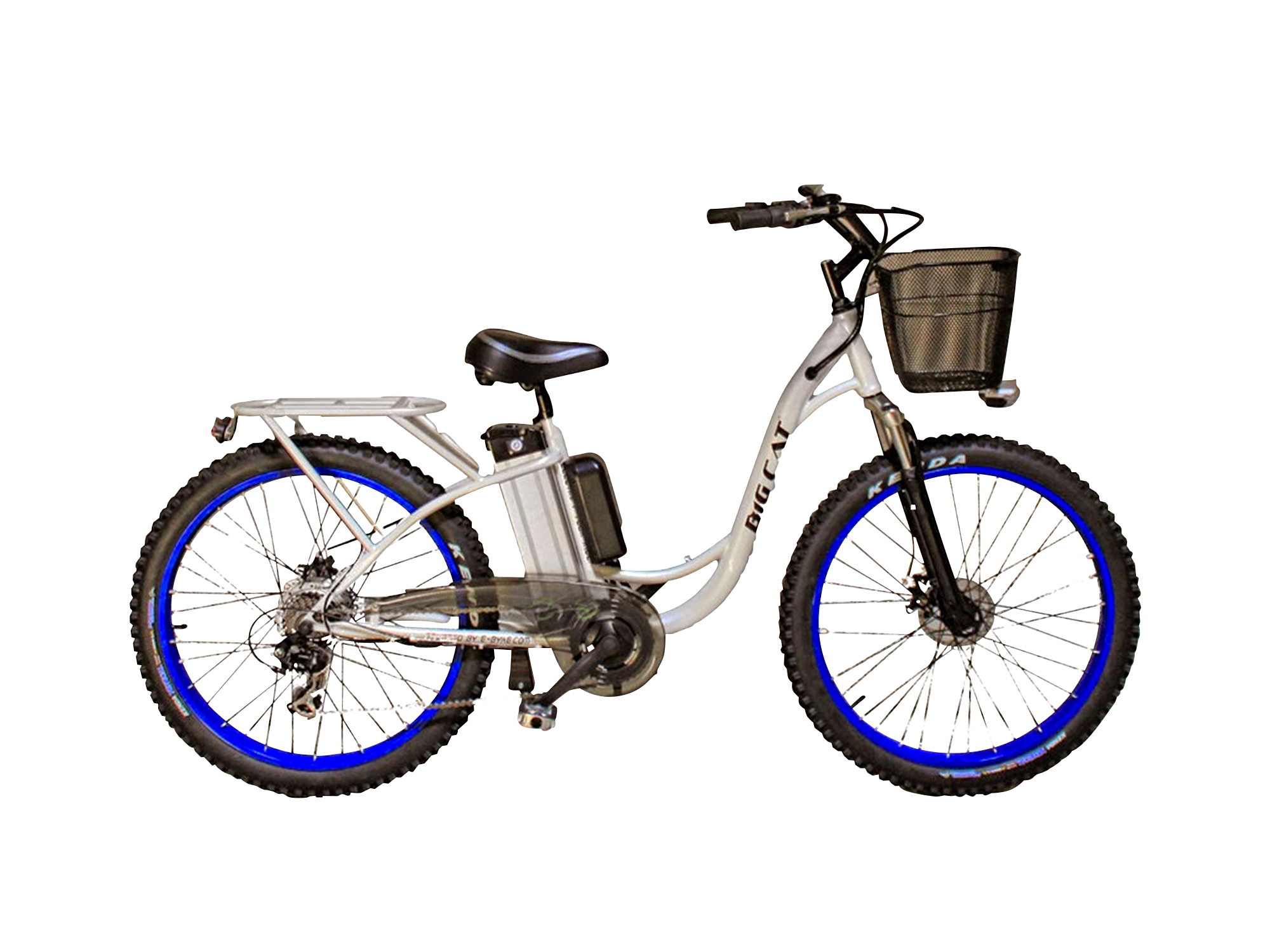 Big cat electric long on sale beach cruiser electric bike